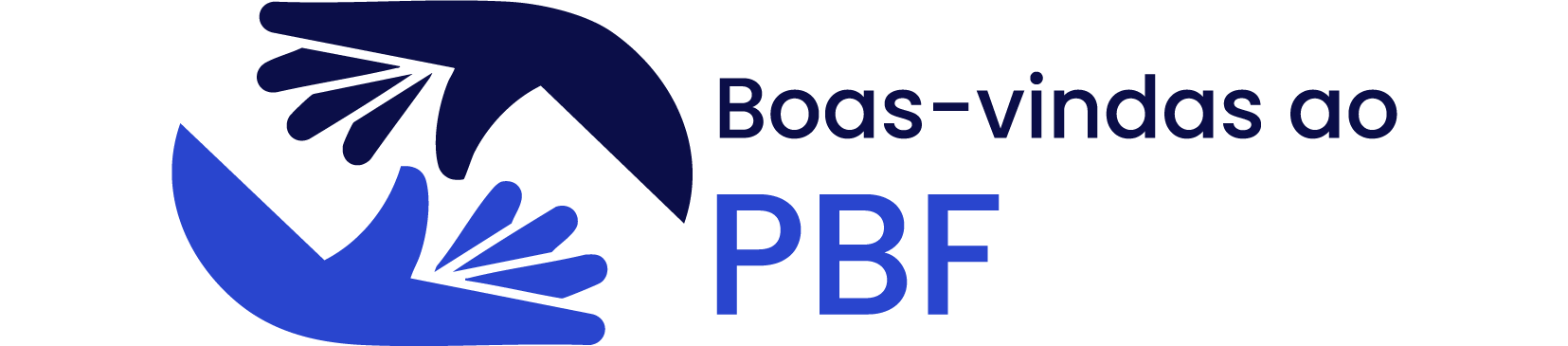 Marca da sala de boas-vindas ao PBF.