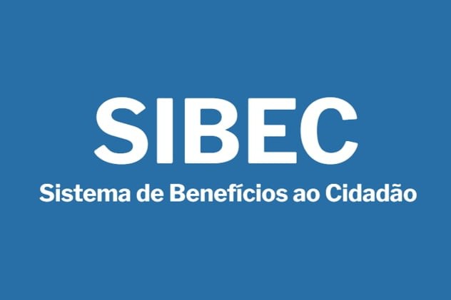 Imagem com os dizeres: SIBEC - Sistema de Benefícios ao Cidadão